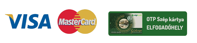 Visa, Mastercard és OTP szépkártya logók